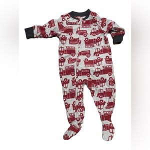 Fire truck footies